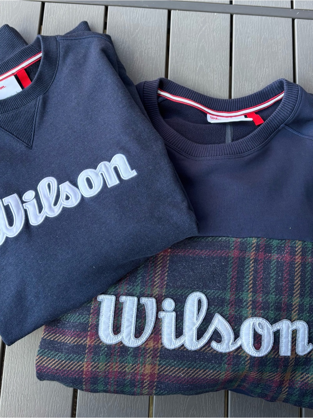 Wilson Navy Crewnecks